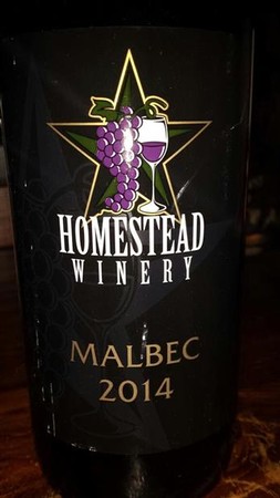Homestead Malbec 2015 w