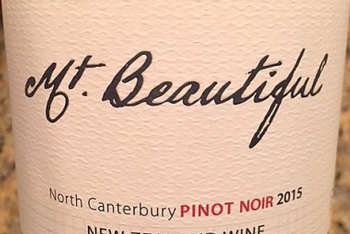 Mt Beautiful Pinot Noir 2015