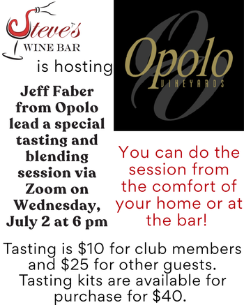 July 2 Opolo Tasting