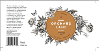 Orchard Lane Riesling
