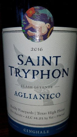 Saint Tryphon Aglianico